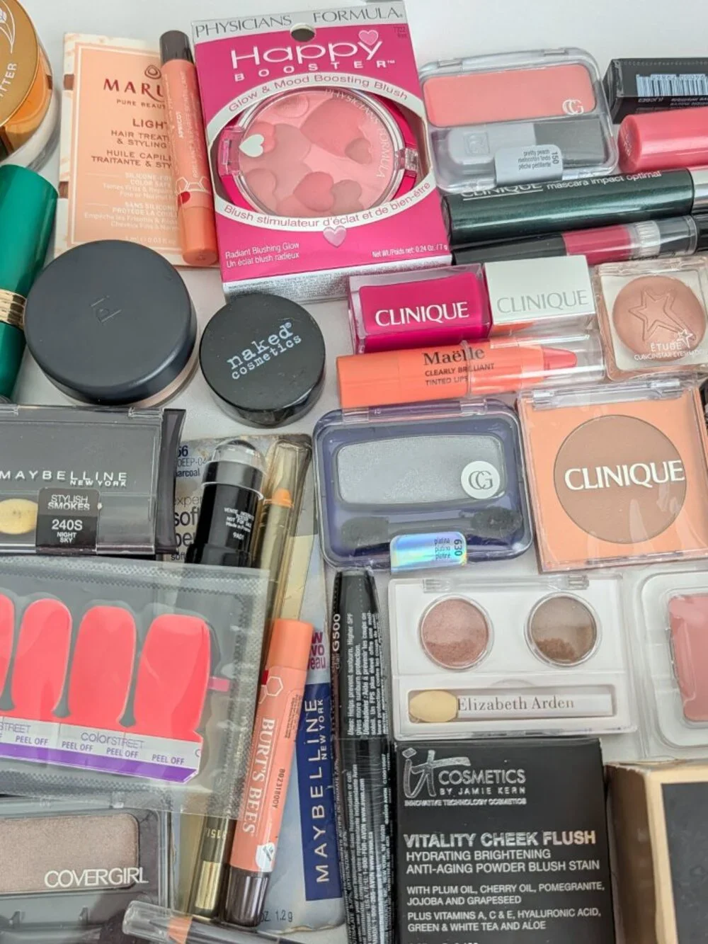 Mixed Beauty Makeup Cosmetics Lot Over 60 Pieces Assorted Brands ALL NEW